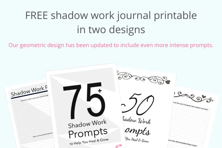 Shadow work journal printables.