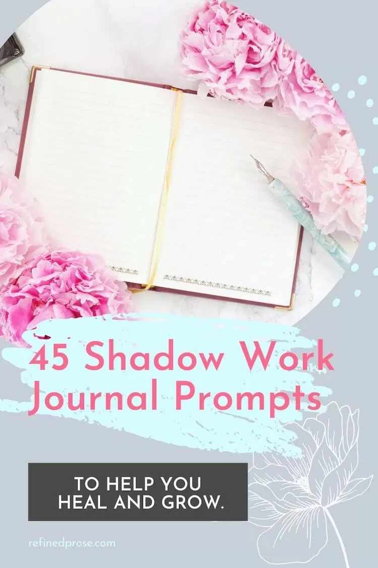 Shadow work journaling prompts pin 